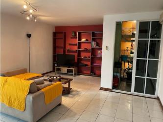 Contemporary living room with furniture and sliding door in PH Albrook Park Albrook Panama City