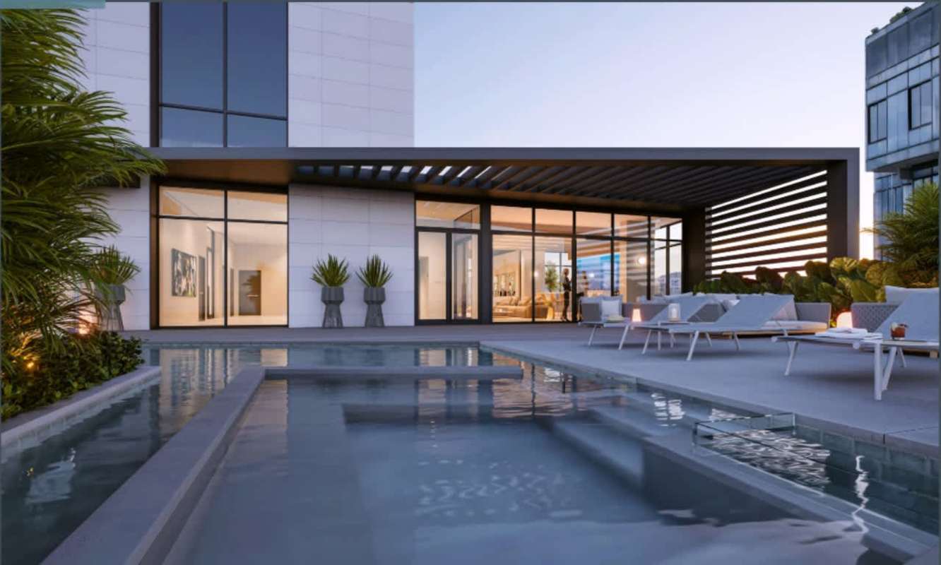 Luxury infinity pool with city skyline views rooftop amenity PH Punta Paitilla Panama