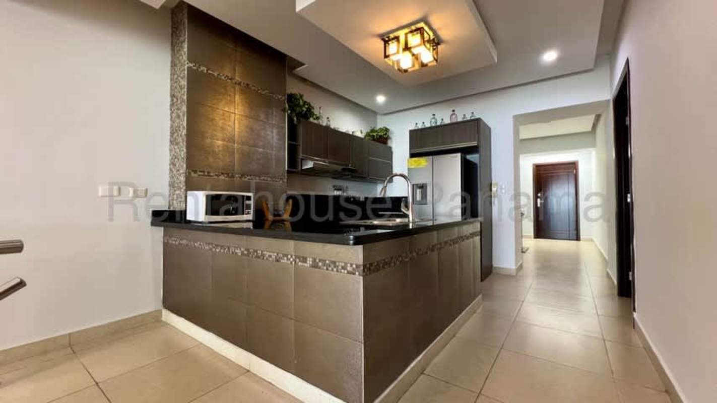 Furnished Oceanfront Duplex with Balcony in Rivage Tower