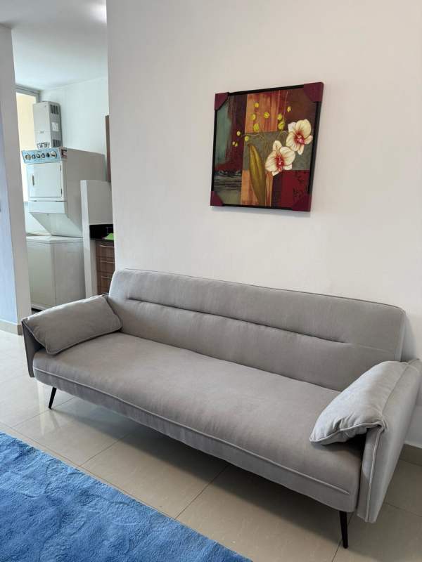 Fully equipped modern kitchen with appliances in PH Diamond Tower, San Francisco