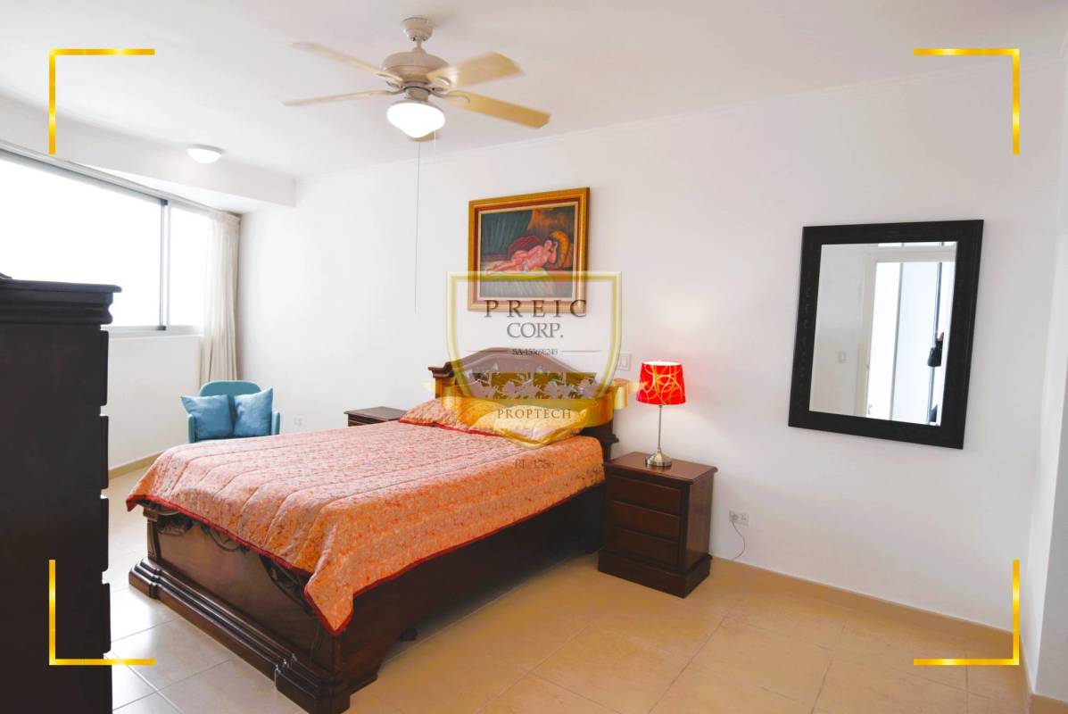 Master bedroom with walk-in closet, en-suite bath and sea view Oasis on the Bay La Punta Pacifica