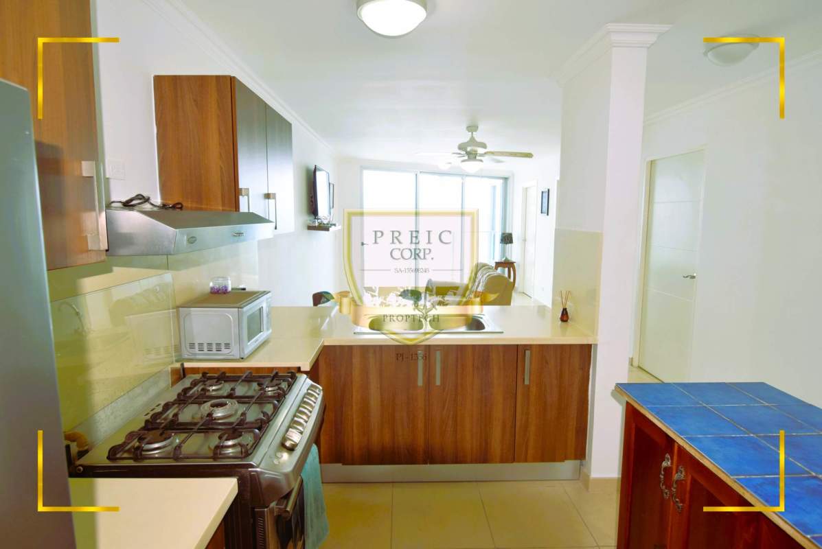 Modern gym with panoramic windows and ocean views Oasis on the Bay Punta Pacifica