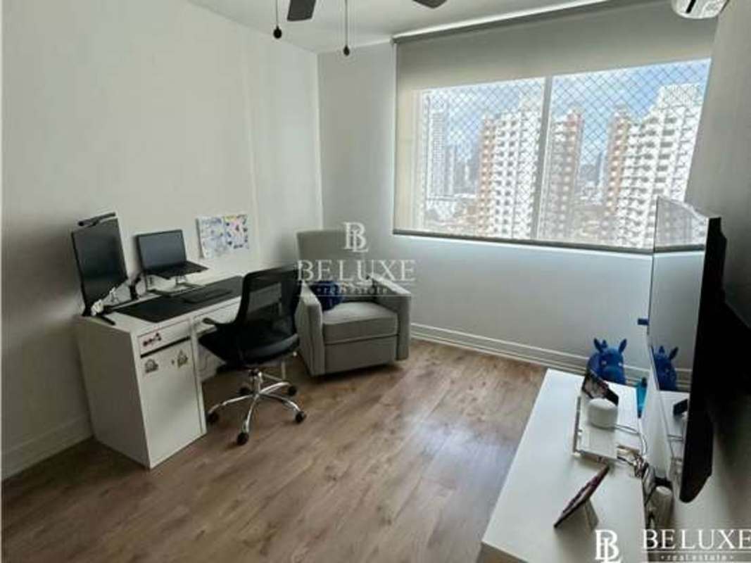 Outdoor pool area with sports and playground facilities at PH 7400 San Francisco Panama