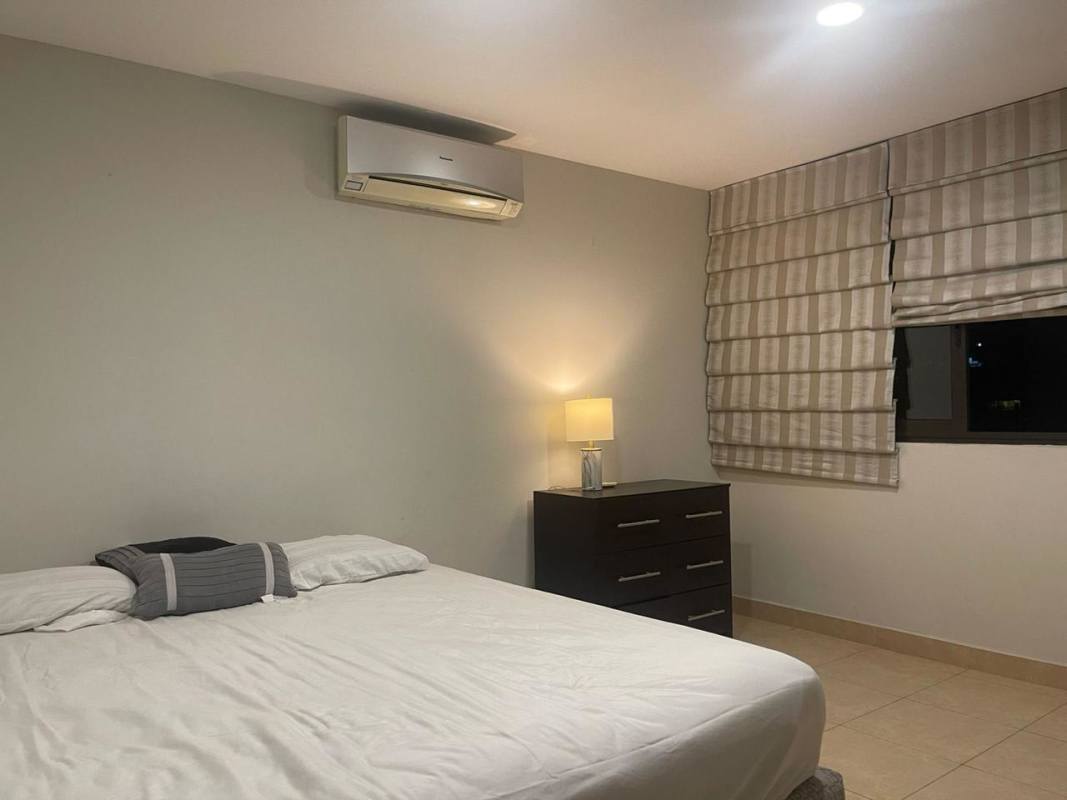 Modern open concept dining and living space with ocean views PH Parque del Mar Costa del Este Panama