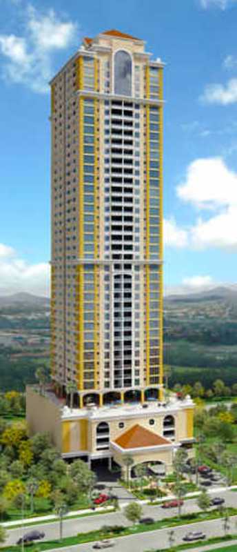 Spacious living room with marble floors and stylish lighting PH Parque del Mar Costa del Este Panama