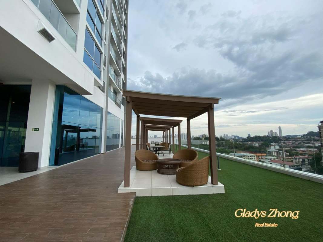 Fully equipped fitness center gym facility PH Sky Point Panama City