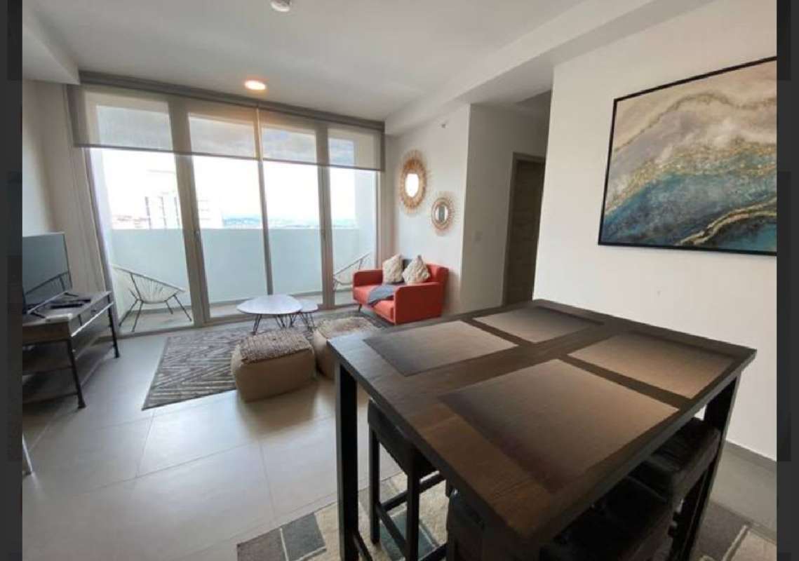 Skyline view rooftop pool at PH Vista Hermosa Bella Vista Panama City