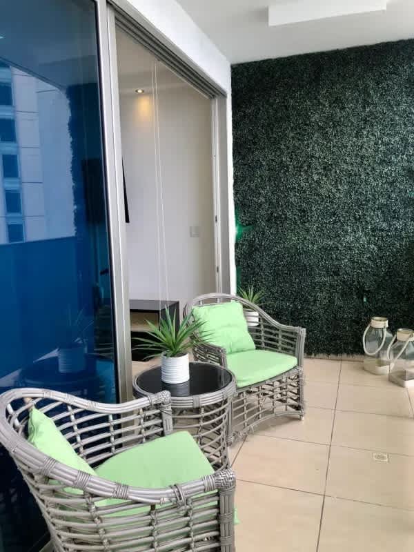 Second bedroom with AC, TV, built-in closet Punta Pacifica Panama