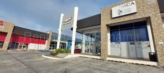 Vacant commercial interior ceramic tile retail office Costa Verde Panama