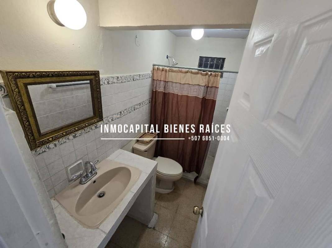 Kitchen area with granite counter and open shelving Don Bosco Panama