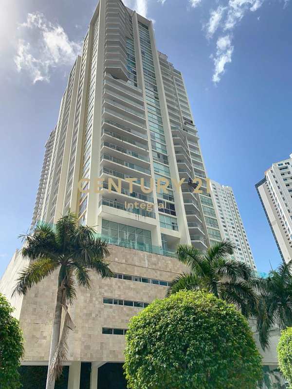 Bright furnished master bedroom with oceanview balcony PH Lumiere Costa del Este Panama