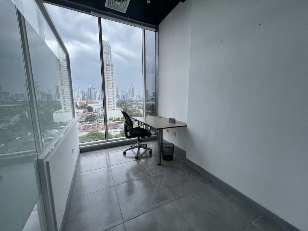 Private enclosed office with glass partition inside PH BOC Panama City commercial tower