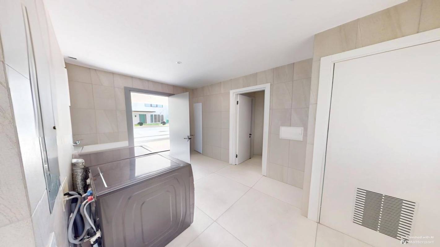 Luxurious master bedroom with garden view balcony in The Woods Santa Maria Panama