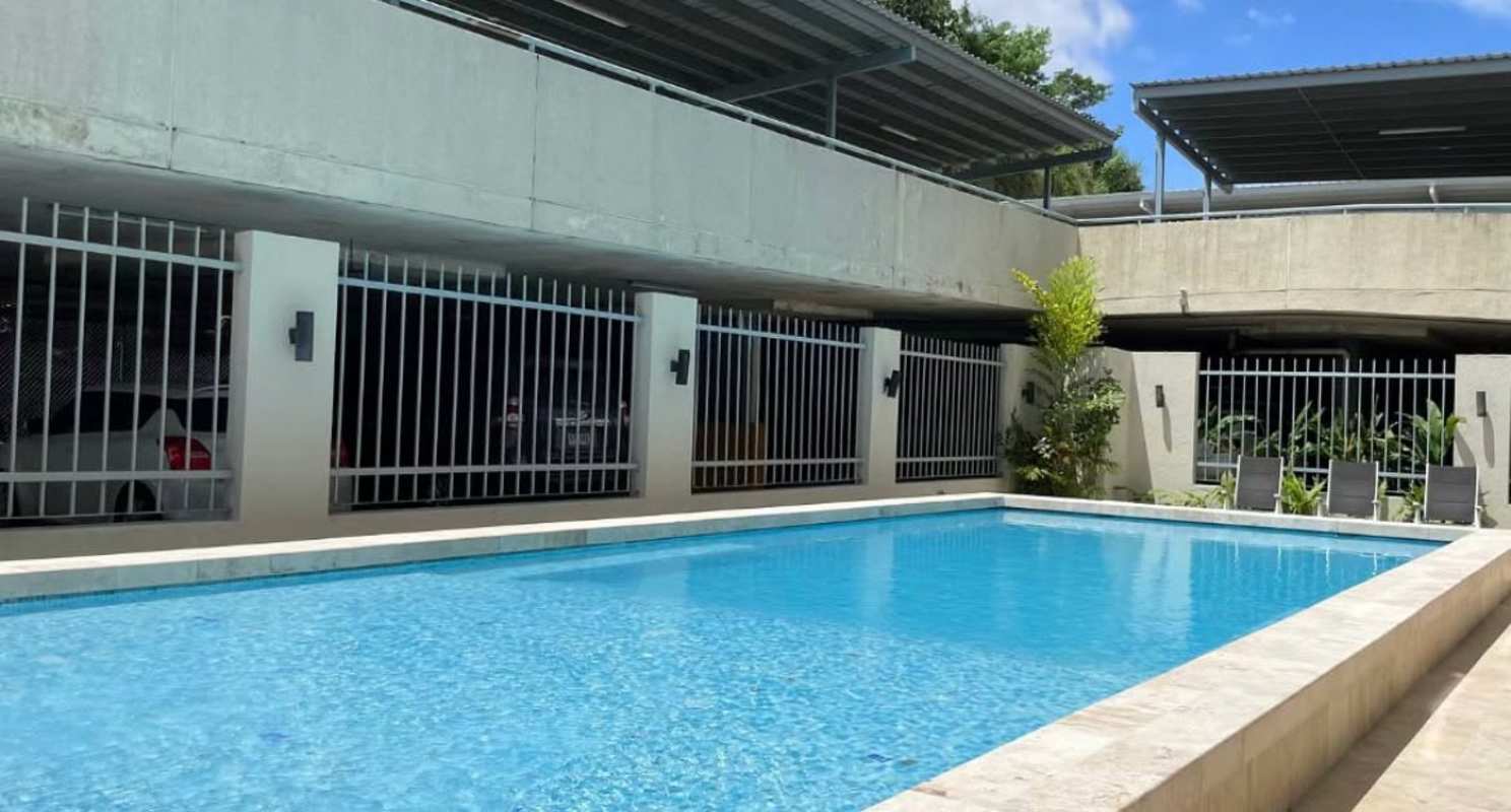 Third bedroom or office with window at PH Rokas Pedregal Panama rental