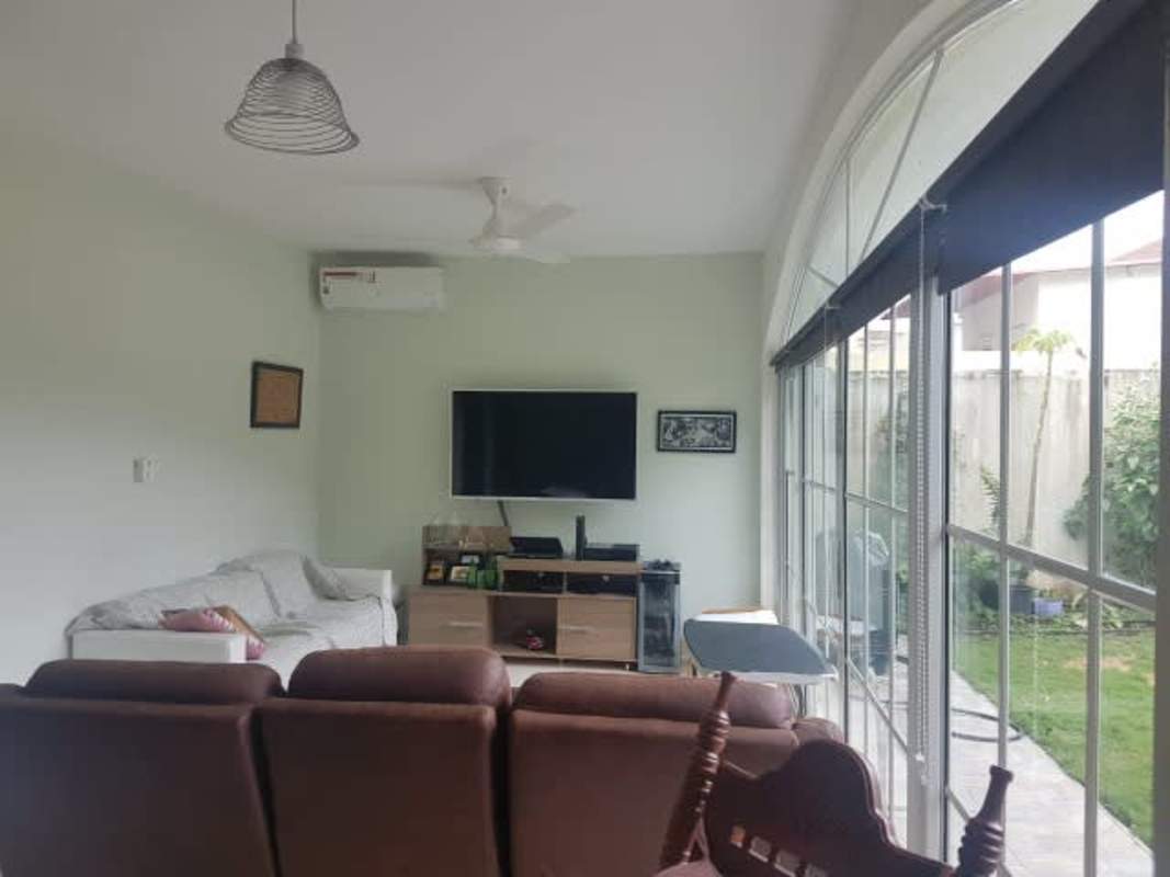 Spacious kitchen with granite countertops and stainless appliances in Clayton Panama house