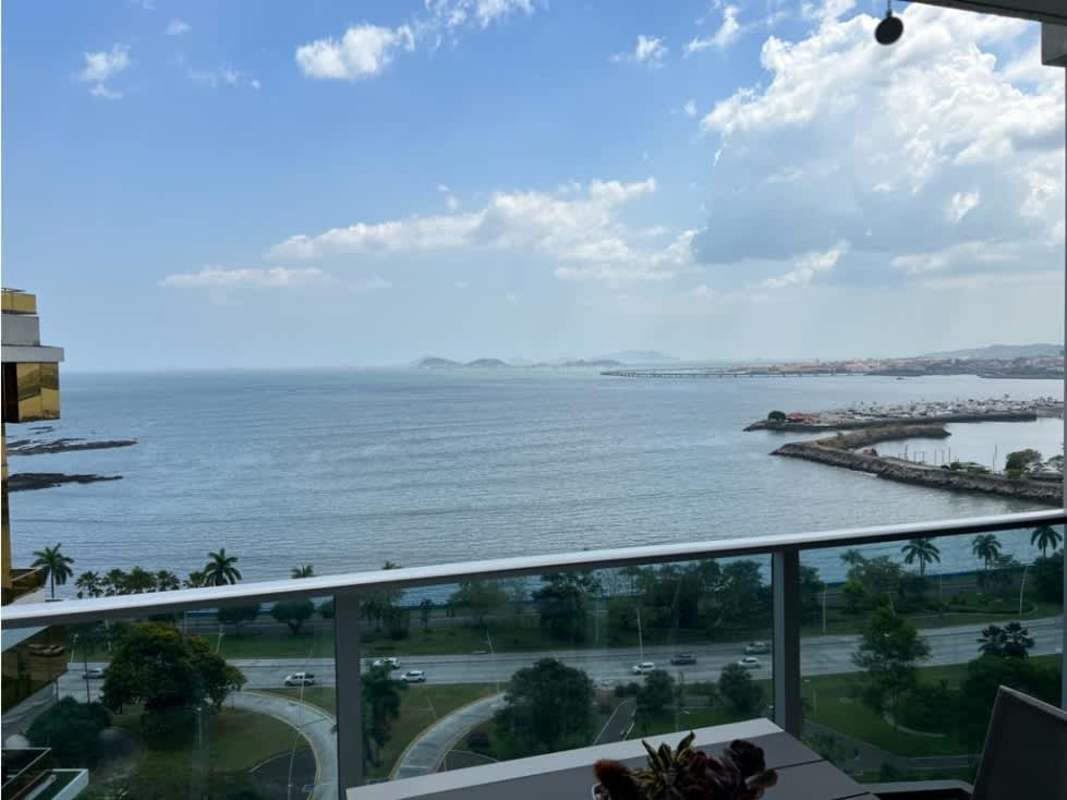 Kitchen with granite countertops stainless steel appliances PH The Waters Panama City