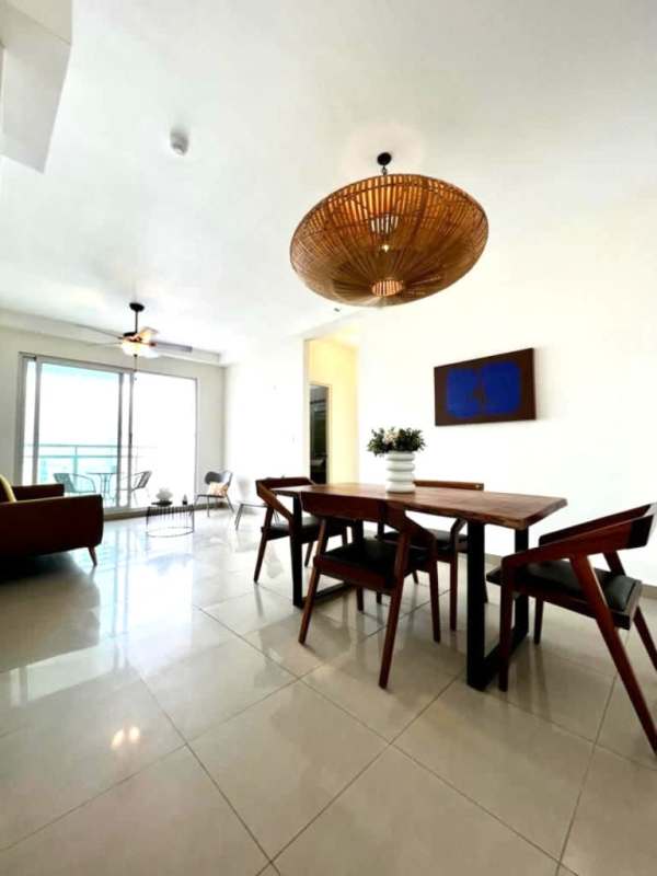 Furnished bedroom with AC, closet, large window in PH Coral Tower San Francisco Panama City