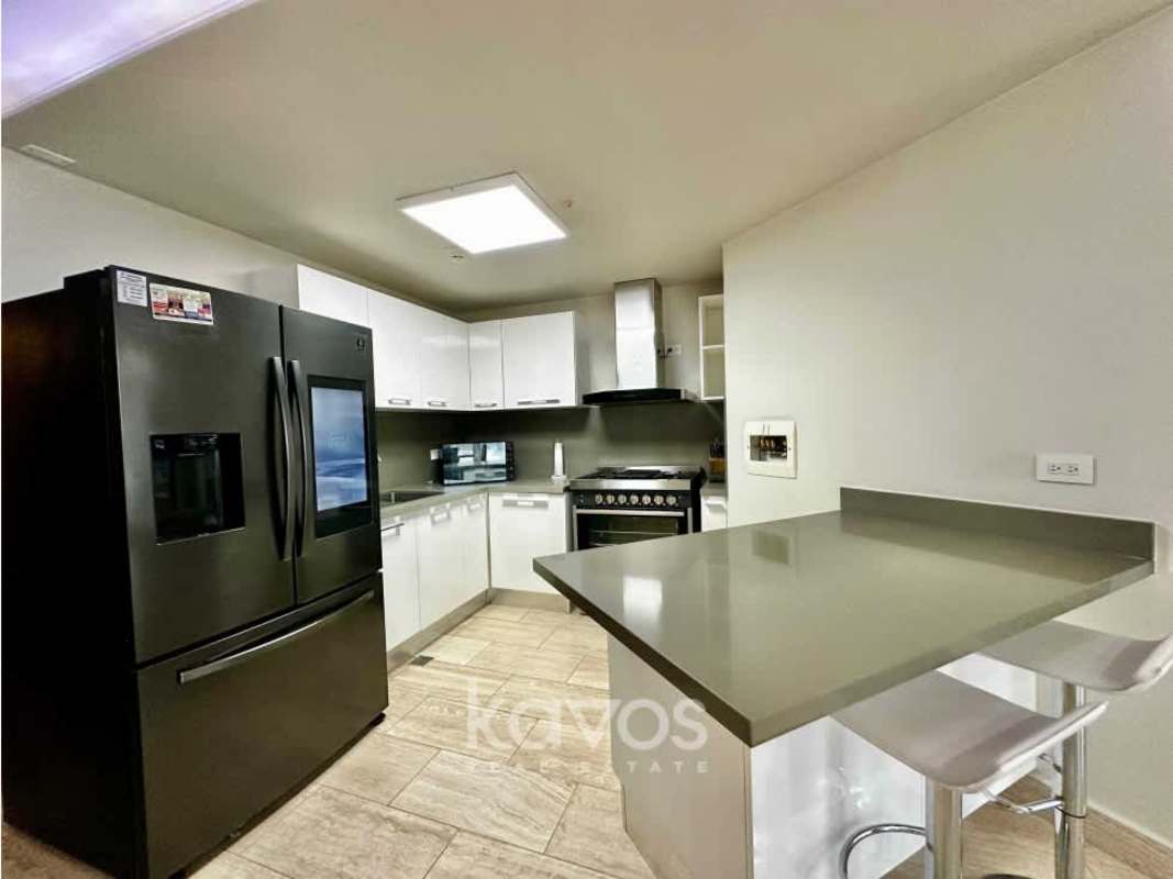 Modern kitchen with quartz counters and appliances PH The Regent Costa del Este Panama