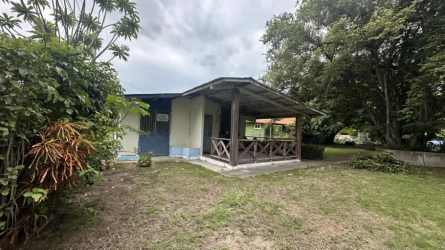 Beach land with lush greenery near ocean Costa Esmeralda San Carlos Panama