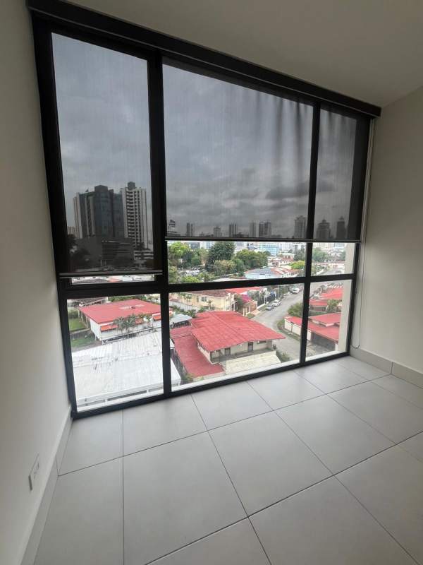 Master bedroom with large window and closet PH Coco Place Coco del Mar Panama