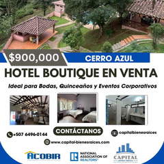 Commercial - Boutique Hotel for Sale in Cerro Azul - 12 bedrooms