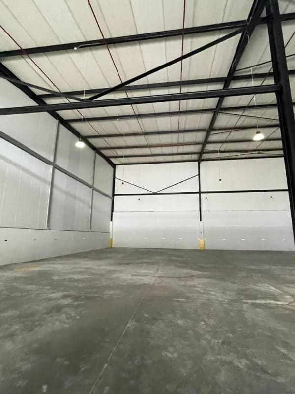 Industrial warehouse loading dock container access steel mezzanine Tocumen Panama