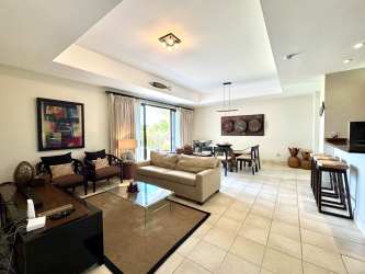 Fully equipped kitchen granite countertops Casa del Sol Buenaventura Panama furnished condo