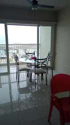 Dining space bright with sliding glass to balcony ocean view PH Vista Azul Panama