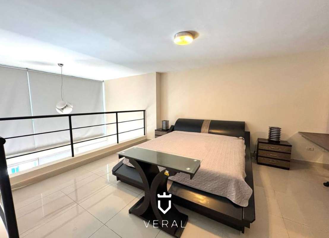 Modern stylish lobby in PH Vitro Loft El Cangrejo Panama with seating area