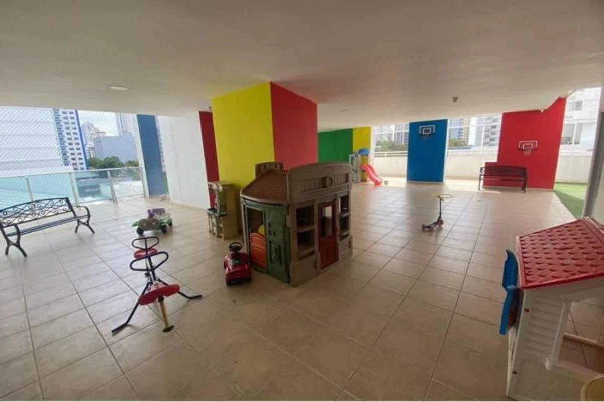 Playground for kids indoor area colorful Infinity Tower Panama City