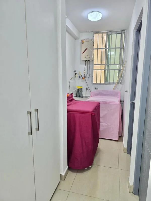 Laundry with washer, drying area in apartment PH Green Park Condado del Rey