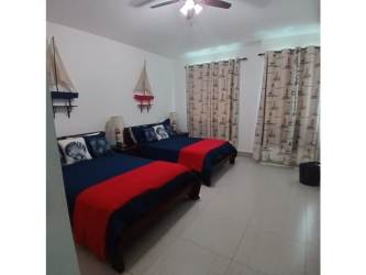 Master bedroom with stunning Pacific ocean view in PH Barcovento Punta Barco