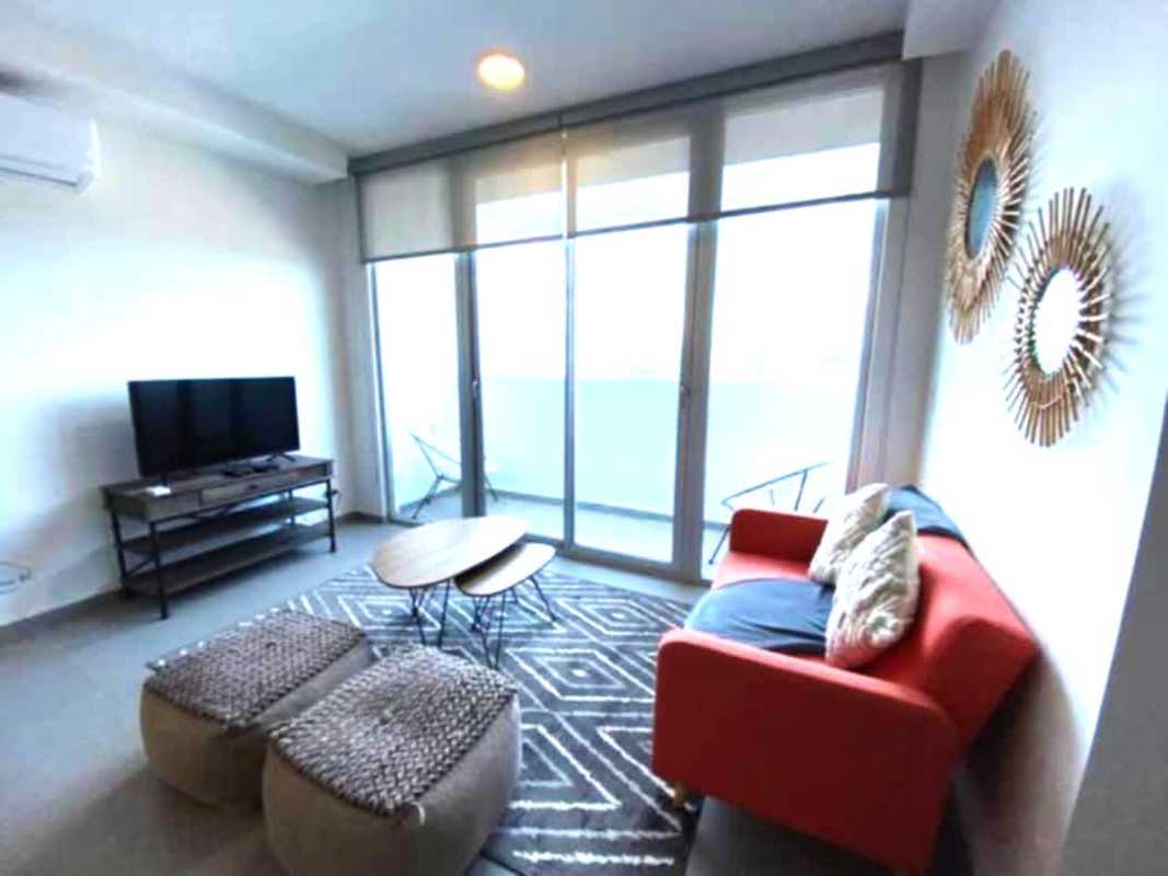 Contemporary kitchen with granite counters, stainless appliances, PH Signature Point Panama City