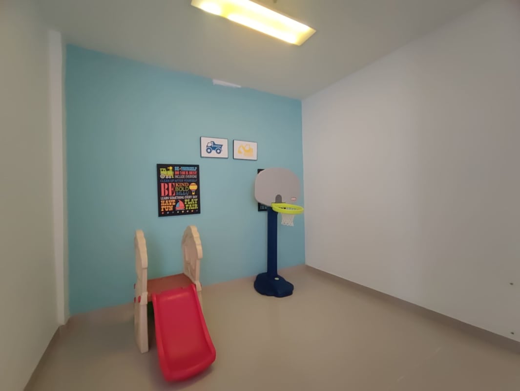 Modern contemporary lobby with elegant seating in PH Park City Tower apartment building