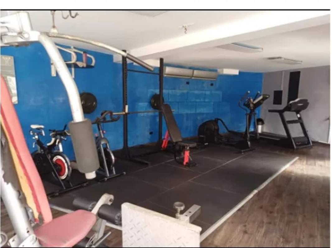 Home gym with workout equipment at PH Royal Princess Punta Paitilla Panama