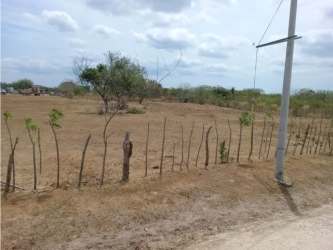 Utility lines bordering commercial plot in Penonomé Coclé province Panama