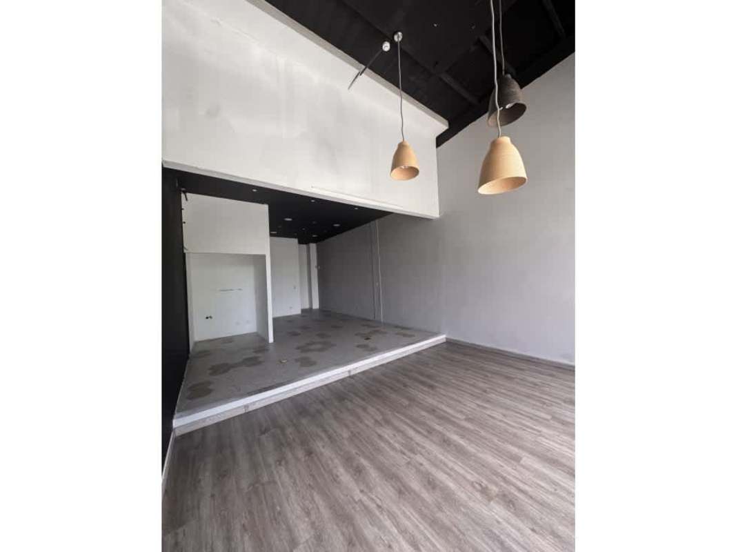 Spacious empty commercial interior for office or retail with modern finishes, Panama City