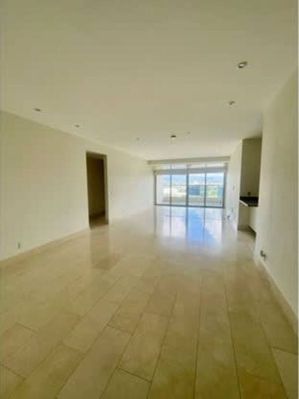 Spacious living room dining with floor-to-ceiling windows PH Greenview Panama City luxury rental