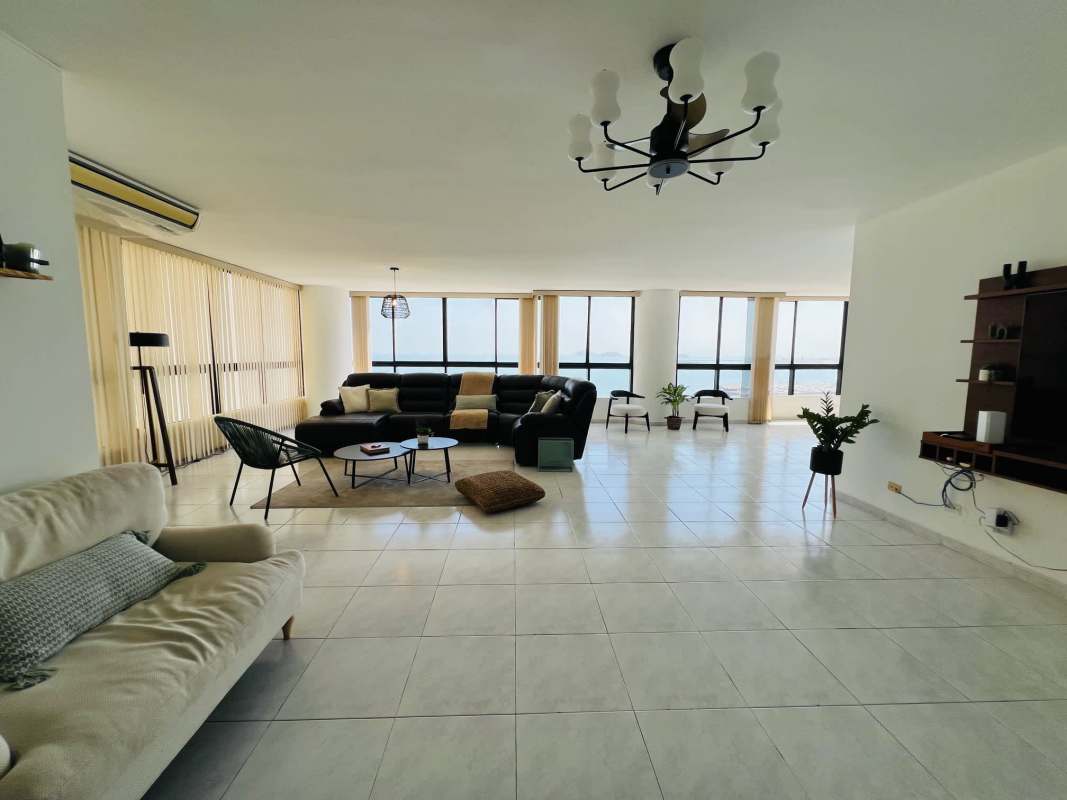 Modern furnished kitchen granite countertops stainless appliances PH Miami Panama City