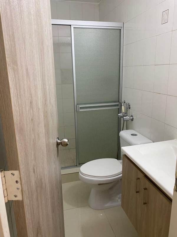 Empty bedroom with ceramic flooring and windows in PH Villa de las Fuentes El Dorado Panama City