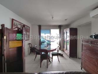 Kitchen with cabinets, granite-style countertop in gated community Costa Verde Panama