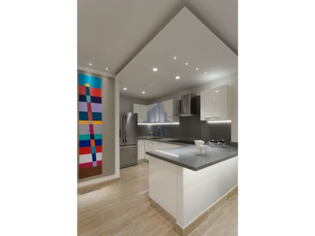 Panoramic view balcony of Panama City skyline from PH Costa del Este