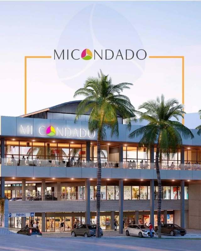 Modern kitchen with refrigerator tile backsplash PH Mi Condado for sale