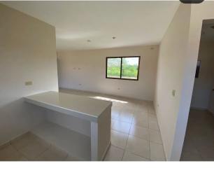Compact bathroom with beige tiles, walk-in shower, sink, window in Piamonte David house