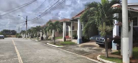 Secure gated entrance to residential community Las Arboledas La Chorrera Panama