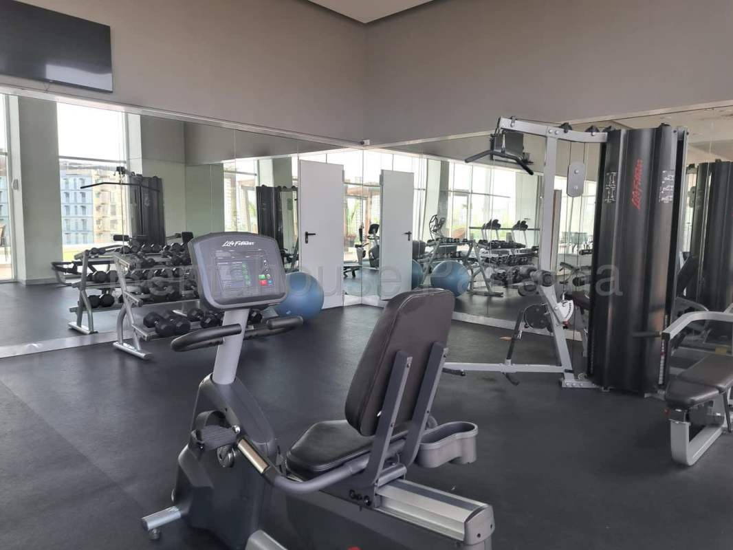 Outdoor kids playground with slides and swings PH Villa de las Fuentes Betania Panama