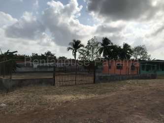 Residential plot flat terrain with fence cleared ready to build La Chorrera Panama