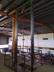 Warehouse in Panama reinforced steel frame high roof suitable for manufacturing and storage