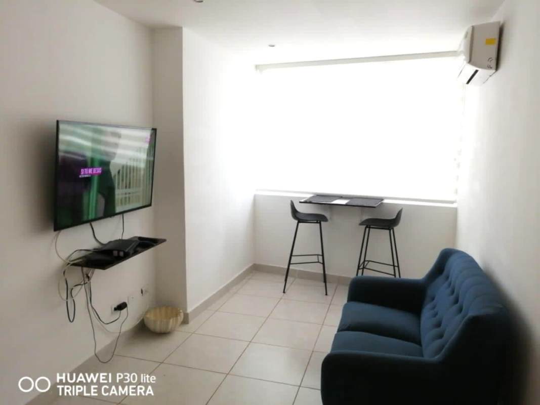 Contemporary kitchen with granite countertops, stainless appliances in PH Miramar Panama City