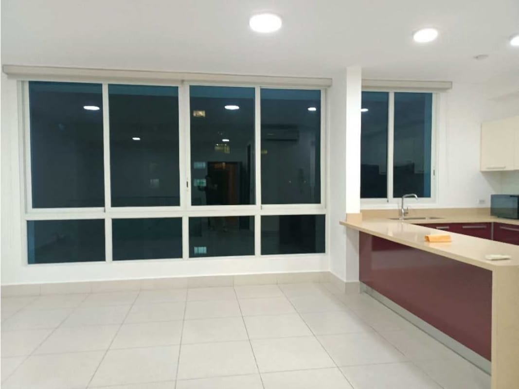 Contemporary kitchen with open layout and granite countertops PH Castellammare Panama